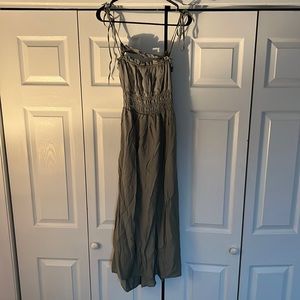 Green Zara maxi dress